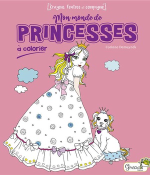MON MONDE DE PRINCESSES A COLORIER