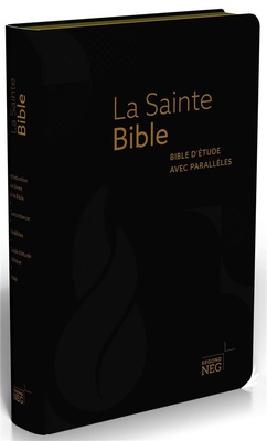 BIBLE D'ETUDE NEG A PARALLELES COUVERTURE SOUPLE FIBROCUIR NOIR