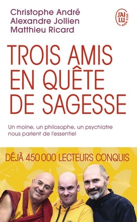 TROIS AMIS EN QUETE DE SAGESSE - UN MOINE, UN PHILOSOPHE, UN PSYCHIATRE NOUS PARLENT DE L'ESSENTIEL