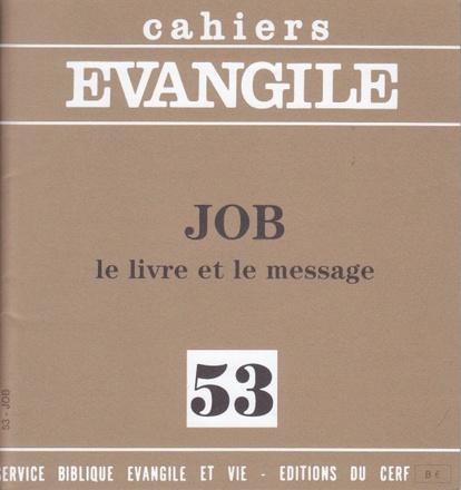 CE-53. JOB - LE LIVRE ET LE MESSAGE