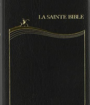 BIBLE MISSIONNAIRE SEGOND 1910 VINYLE NOIR
