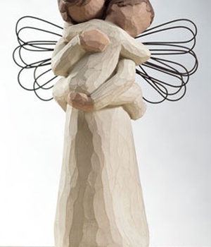 STATUE ETREINTE D ANGE