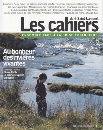 CAHIERS ST LAMBERT N 9 AU BONHEUR DES RIVIERES VIVANTES