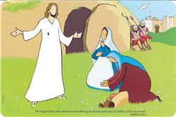 TABLEAU D'EVANGILE EN PVC, LA RESURRECTION