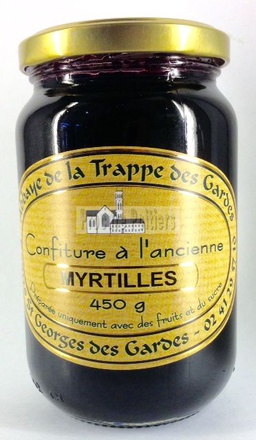 CONFITURE MYRTILLES, POT DE 450 G