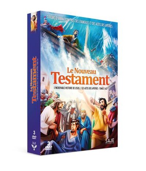 COFFRET LE NOUVEAU TESTAMENT - 3 DVD - L INCROYABLE HISTOIRE DE JESUS / LES ACTES DES APOTRES TOMES