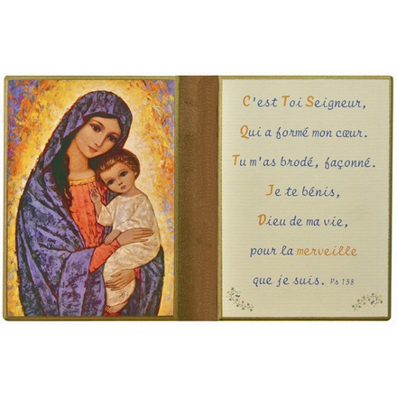 VIERGE DE LA LUMIERE - DIPTYQUE 11X18 CM - 742.F4