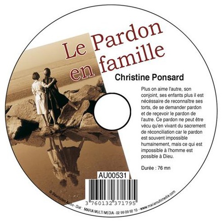 CD PARDON EN FAMILLE (LE) - CHRISTINE PONSARD - MMMEDIAS
