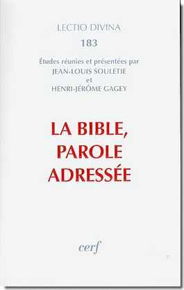 LA BIBLE, PAROLE ADRESSEE