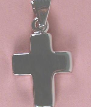 CROIX ARGENT RHODIE FANTAISIE