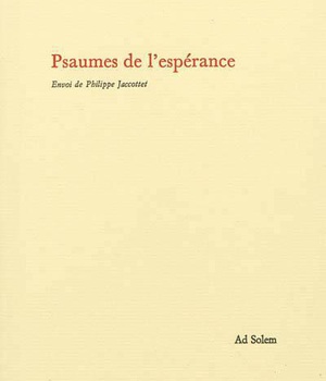 LES PSAUMES DE L'ESPERANCE