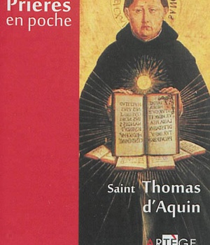 PRIERES EN POCHE - SAINT THOMAS D'AQUIN