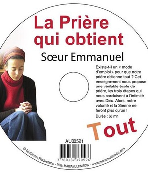 CD PRIERE QUI OBTIENT TOUT (LA) - SR EMMANUEL MAILLARD - MMMEDIAS