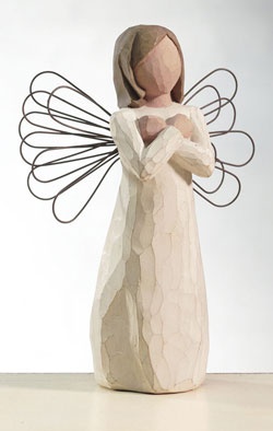 STATUE ANGE SIGNE D AMOUR NDSP