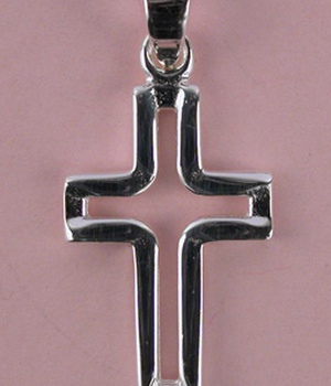 CROIX ARGENT EVIDEE