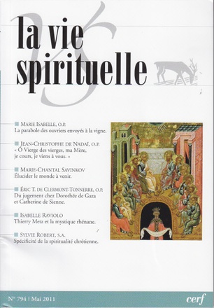 VIE SPIRITUELLE VS794