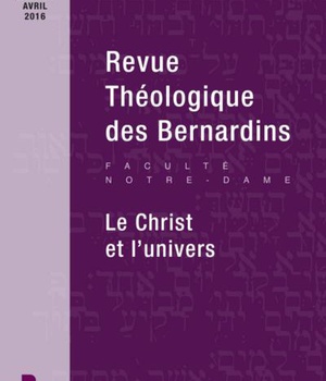 REVUE THEOLOGIQUE DES BERNARDINS 16