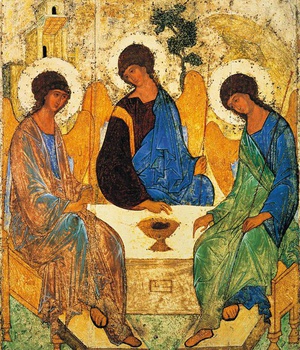 ICONE LA TRINITE DE ROUBLEV 10.5X14.5 CM