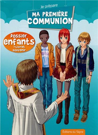 COFFRET 1ERE COMMUNION ENFANT+QR