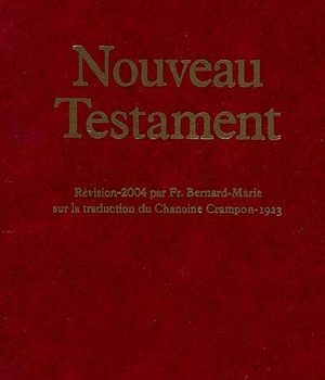NOUVEAU TESTAMENT (RELIURE BALACRON) - REVISION DE LA TRADUCTION DU CHANOINE CRAMPON (1923)