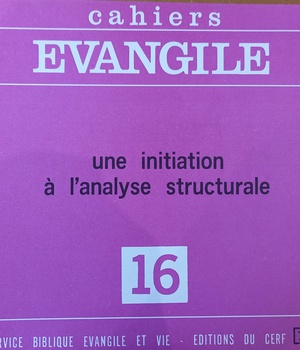 UNE INITIATION A L'ANALYSE STRUCTURALE CE16