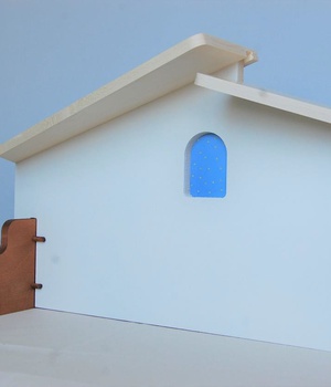 ETABLE CRECHE NUIT DE LUMIERE OU POUR PERSONNAGES 20 CM