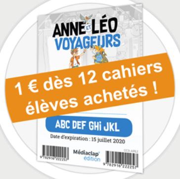 LICENCE ANNUELLE ANNE ET LEO VOYAGEURS - 1E DES 12 FICH ENFANTS ACHETES