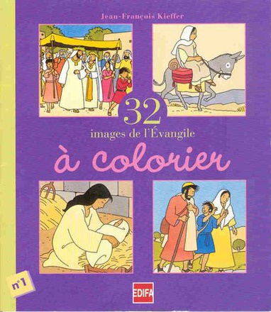 32 IMAGES DE L'EVANGILE A COLORIER N 1
