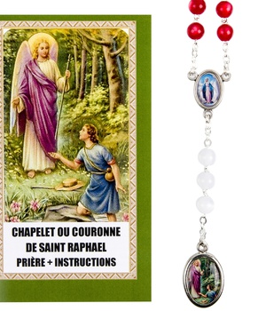CHAPELET DE DEVOTION SAINT RAPHAEL AVEC NOTICE EXPLICATIVE