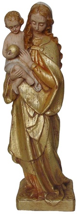 VIERGE FLORENTINE 48 CM DOREE