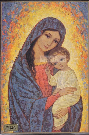 VIERGE DE LA LUMIERE - ICONE CLASSIQUE 25X18,1 CM - 742.74