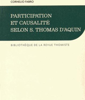 PARTICIPATION ET CAUSALITE SELON SAINT THOMASD AQUIN