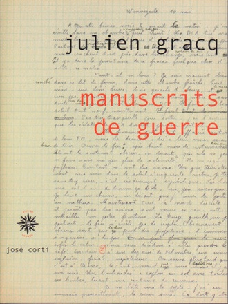 MANUSCRITS DE GUERRE