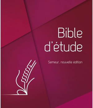BIBLE D ETUDE, VERSION DU SEMEUR - COUVERTURE RIGIDE ROUGE, TRANCHE BLANCHE