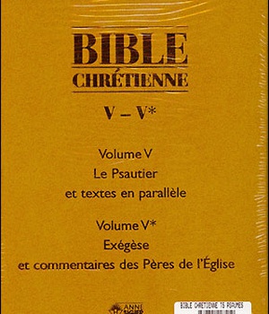 BIBLE CHRETIENNE V PSAUMES DPTS