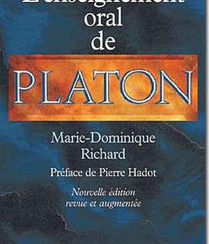 L'ENSEIGNEMENT ORAL DE PLATON