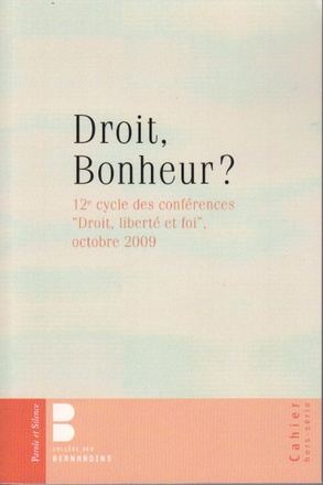 DROITS ET BONHEUR