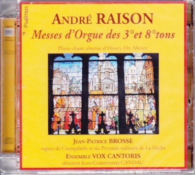 MESSES D'ORGUE DES 3 ET 8 TONS
