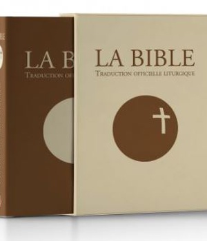 LA BIBLE - TRADUCTION OFFICIELLE LITURGIQUE CUIR MARRON