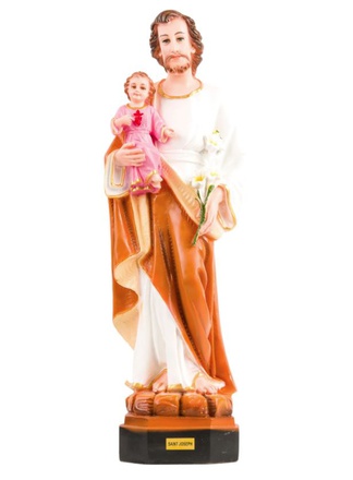 STATUE DE SAINT JOSEPH 20 CM - POUR INTERIEUR OU EXTERIEUR