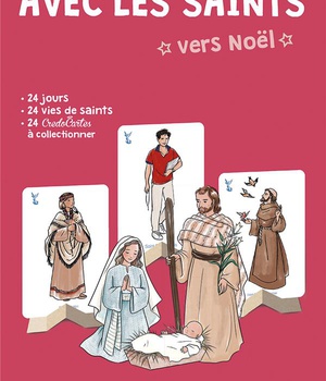 AVEC LES SAINTS - VERS NOEL - EDITION ILLUSTREE