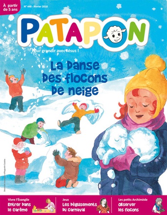 PATAPON FEVRIER 2018 N 448 - LA DANSE DES FLOCONS DE NEIGE