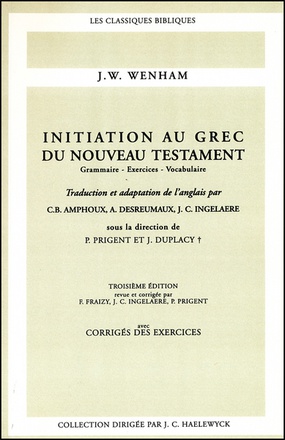 INITIATION AU GREC DU NOUVEAU TESTAMENT