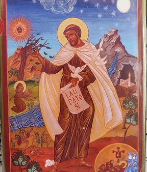 SAINT FRANCOIS D'ASSISE - ICONE CLASSIQUE 16X10,5 CM - 1284.32