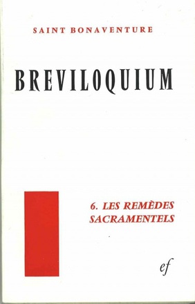 LE BREVILOQUIUM 6 LES REMEDES SACRAMENTELS