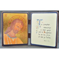 DIPTYQUE OR CHRIST ET ISAIE 43 13X19 CM MEDIUM NDSP