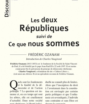 LES DEUX REPUBLIQUES - SUIVI DE CE QUE NOUS SOMMES