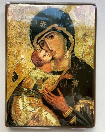ICONE DE LA VIERGE DE VLADIMIR 15x20 CM