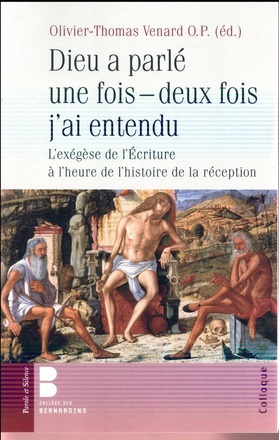 DIEU A PARLE UNE FOIS. DEUX FOIS J'AI ENTENDU.