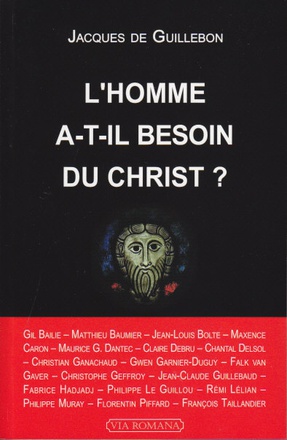 L'HOMME A T-IL BESOIN DU CHRIST ?